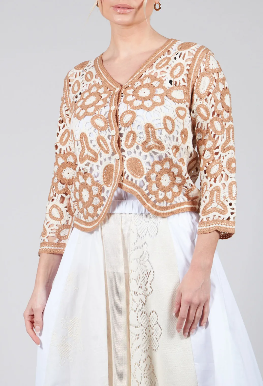 Ulrich Cardigan in Beige