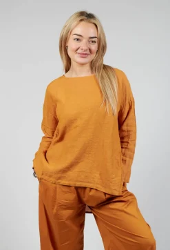 Uri Shirt In Ambra