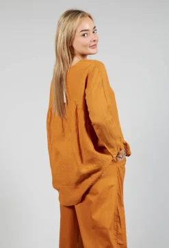 Uri Shirt In Ambra