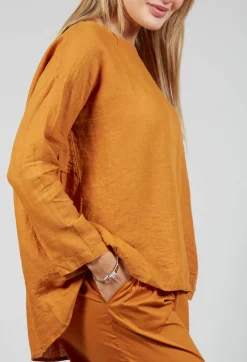Uri Shirt In Ambra