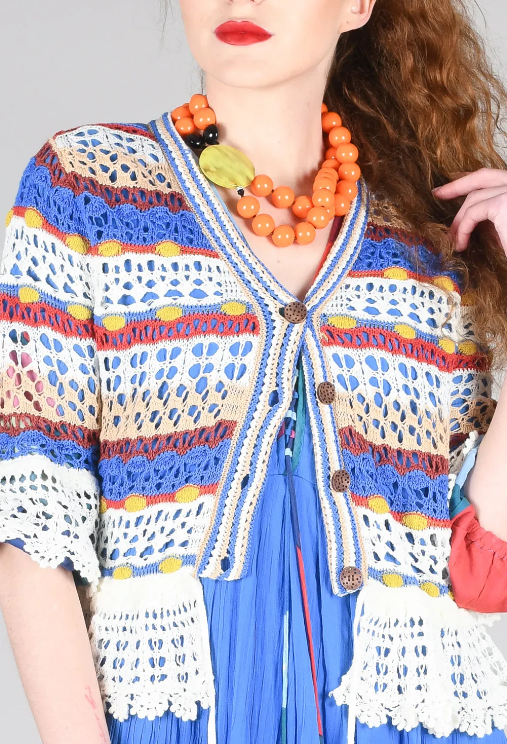 Uruguay Cardigan in Ecru