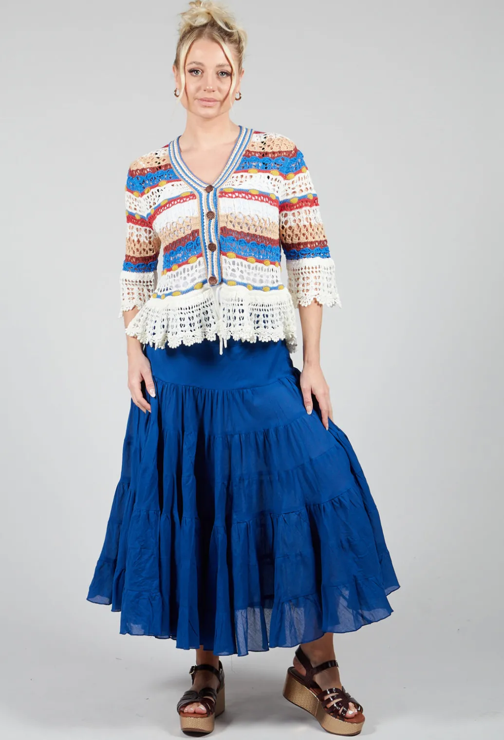Uruguay Cardigan in Ecru