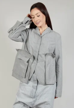 Utility Jacket in C.Coal 10% Mel