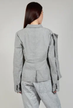 Utility Jacket in C.Coal 10% Mel