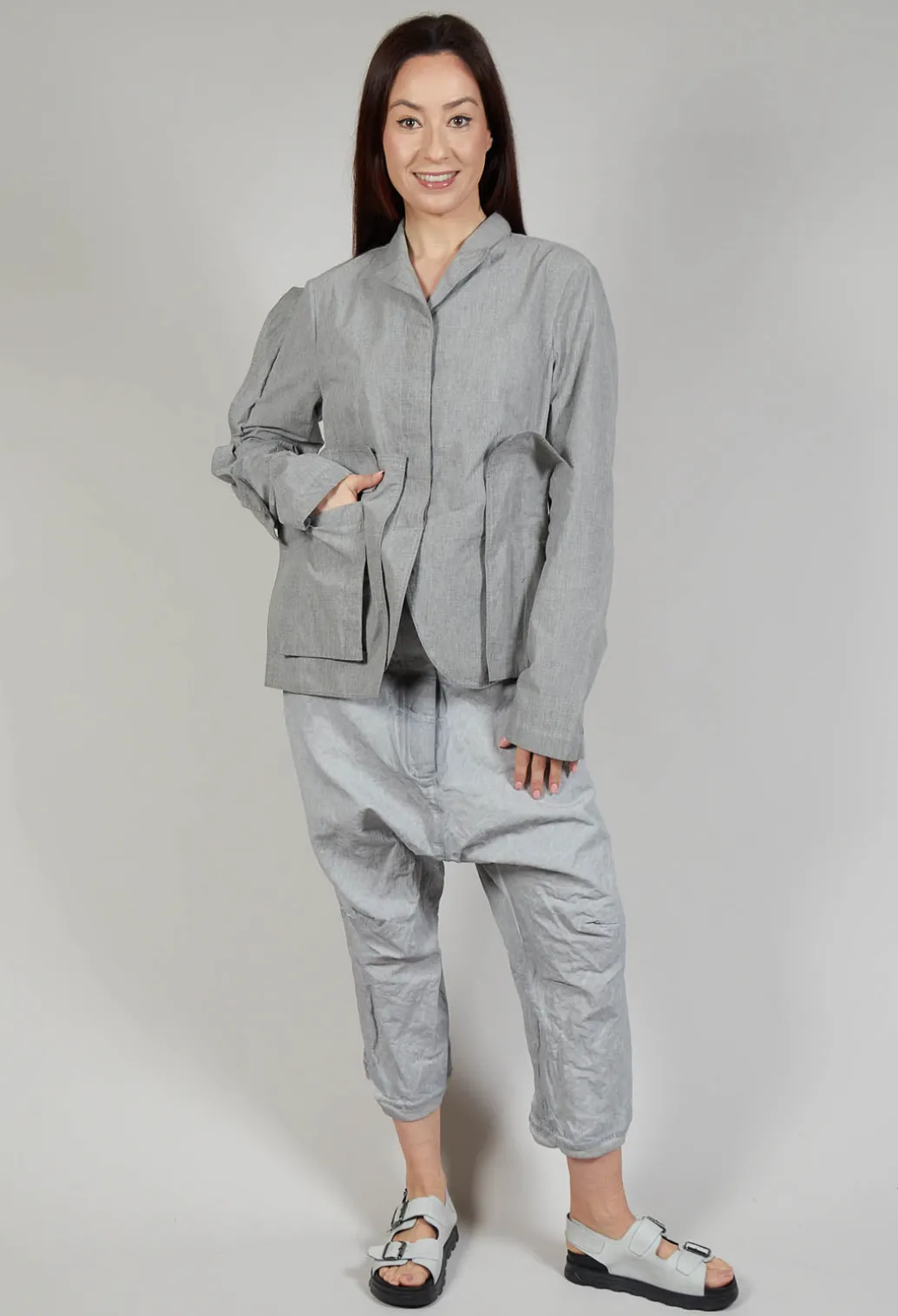 Utility Jacket in C.Coal 10% Mel