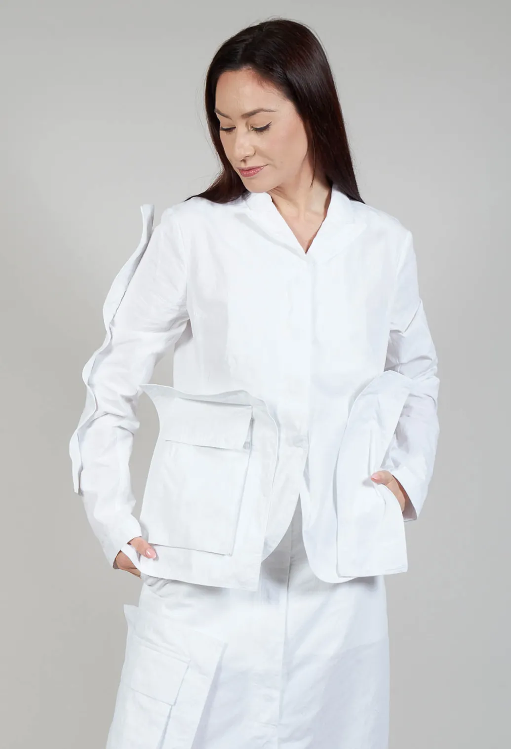 Utility Jacket in White