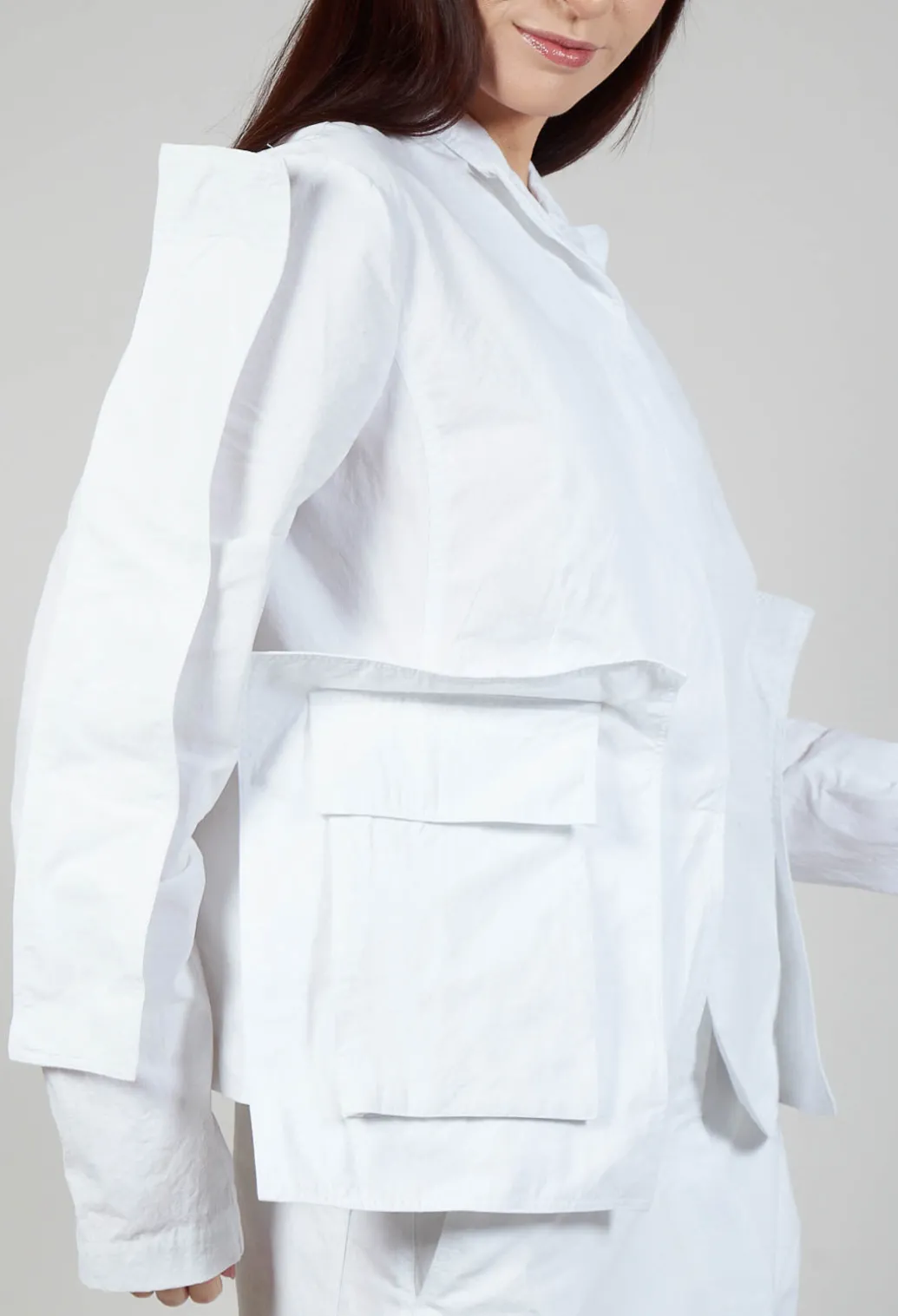 Utility Jacket in White