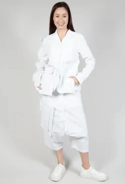 Utility Jacket in White