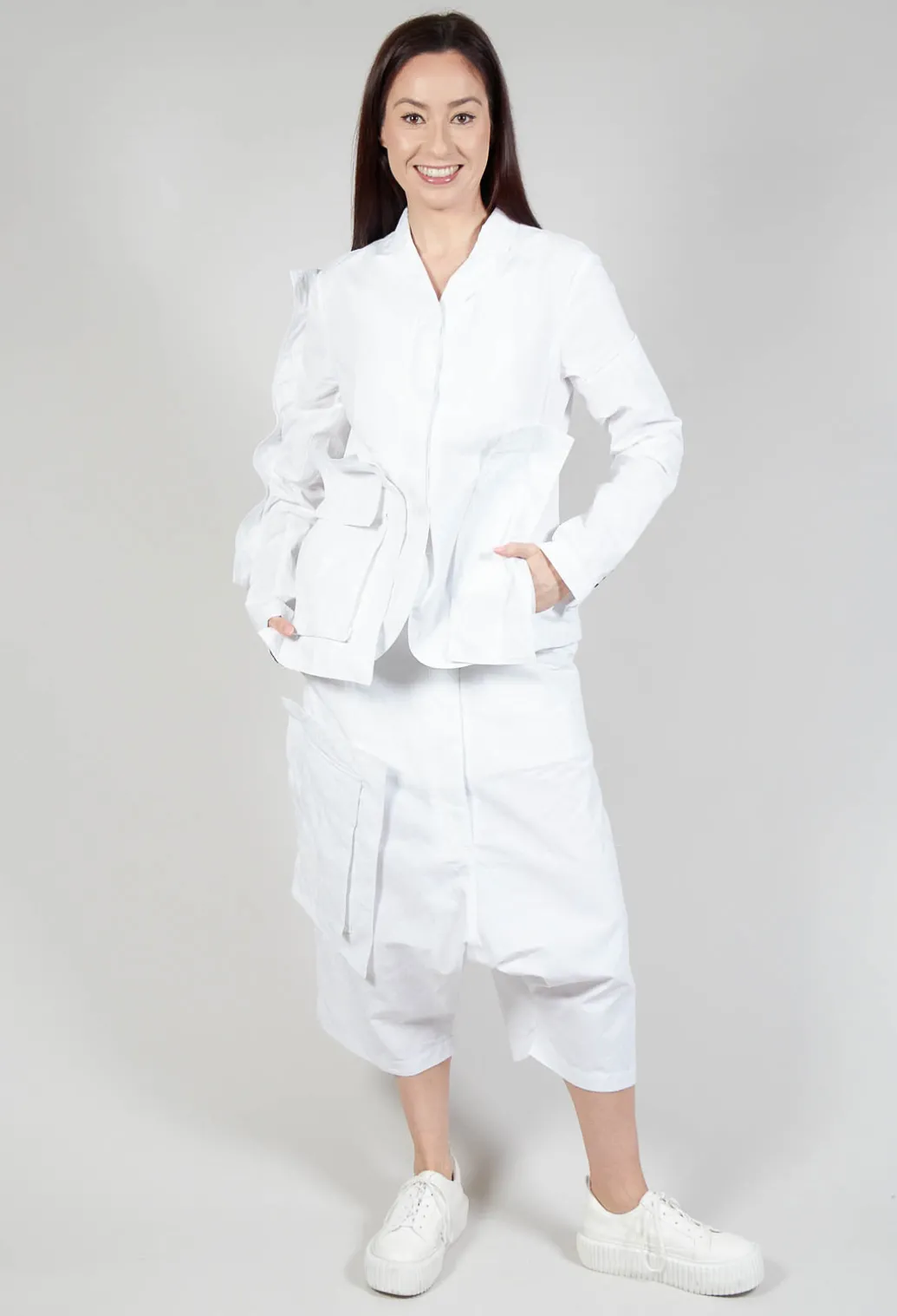 Utility Jacket in White