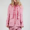 Utility Jacket with Hood in Chili Check