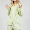 Utility Jacket with Hood in Sun Check