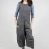 Utility Jumpsuit with Zip Detail in Black Check