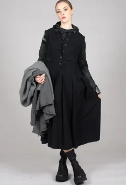 Utility Style Dress in Black