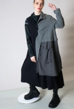 Utility Style Dress in Black