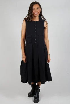 Utility Style Dress in Black
