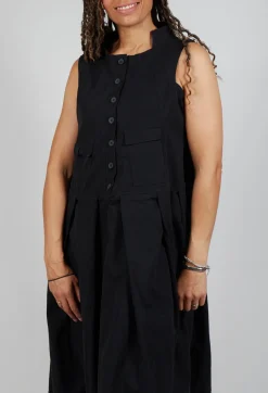 Utility Style Dress in Black