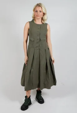 Utility Style Dress in Camp