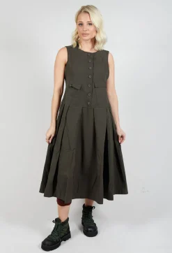 Utility Style Dress in Jungle