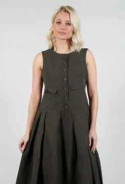 Utility Style Dress in Jungle