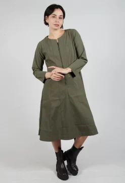 Utility Style Dress in Khaki