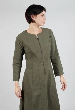 Utility Style Dress in Khaki