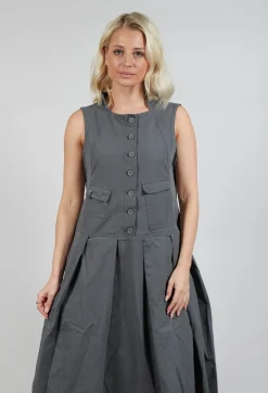 Utility Style Dress in Rock