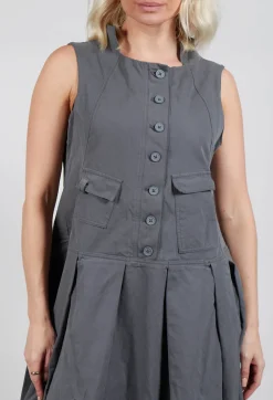Utility Style Dress in Rock