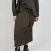 Utility Style Pencil Skirt in Jungle