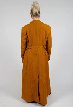 Utility Trench Coat in Tumeric
