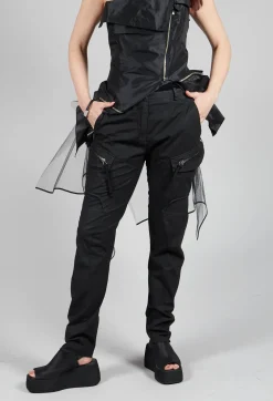 Utility Trousers in Black