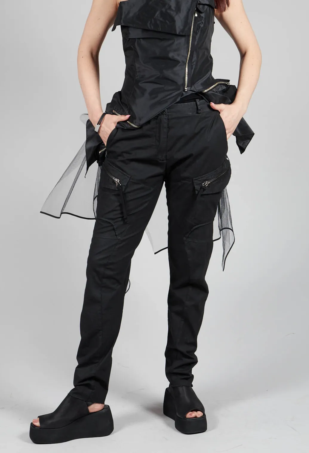 Utility Trousers in Black