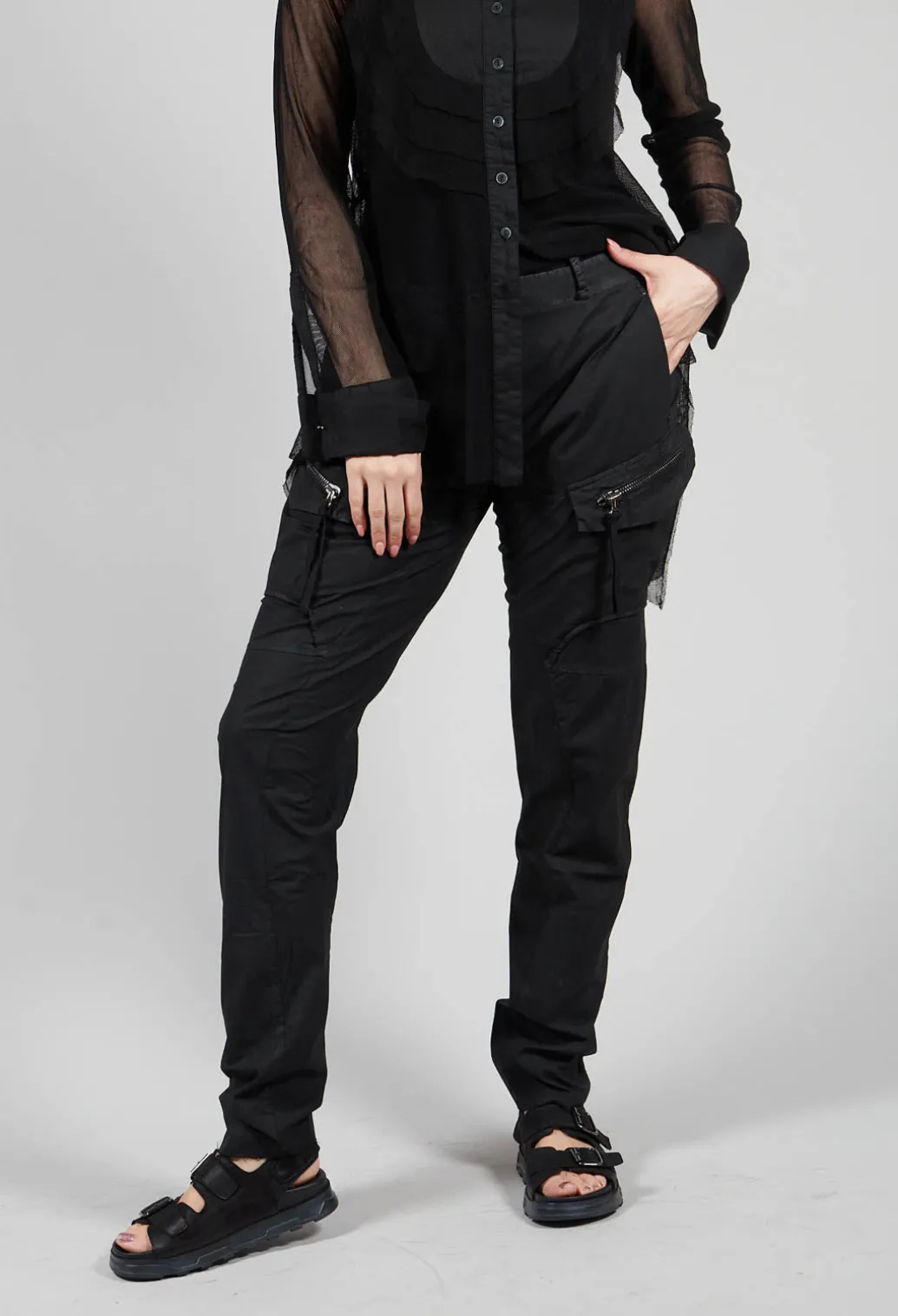 Utility Trousers in Black