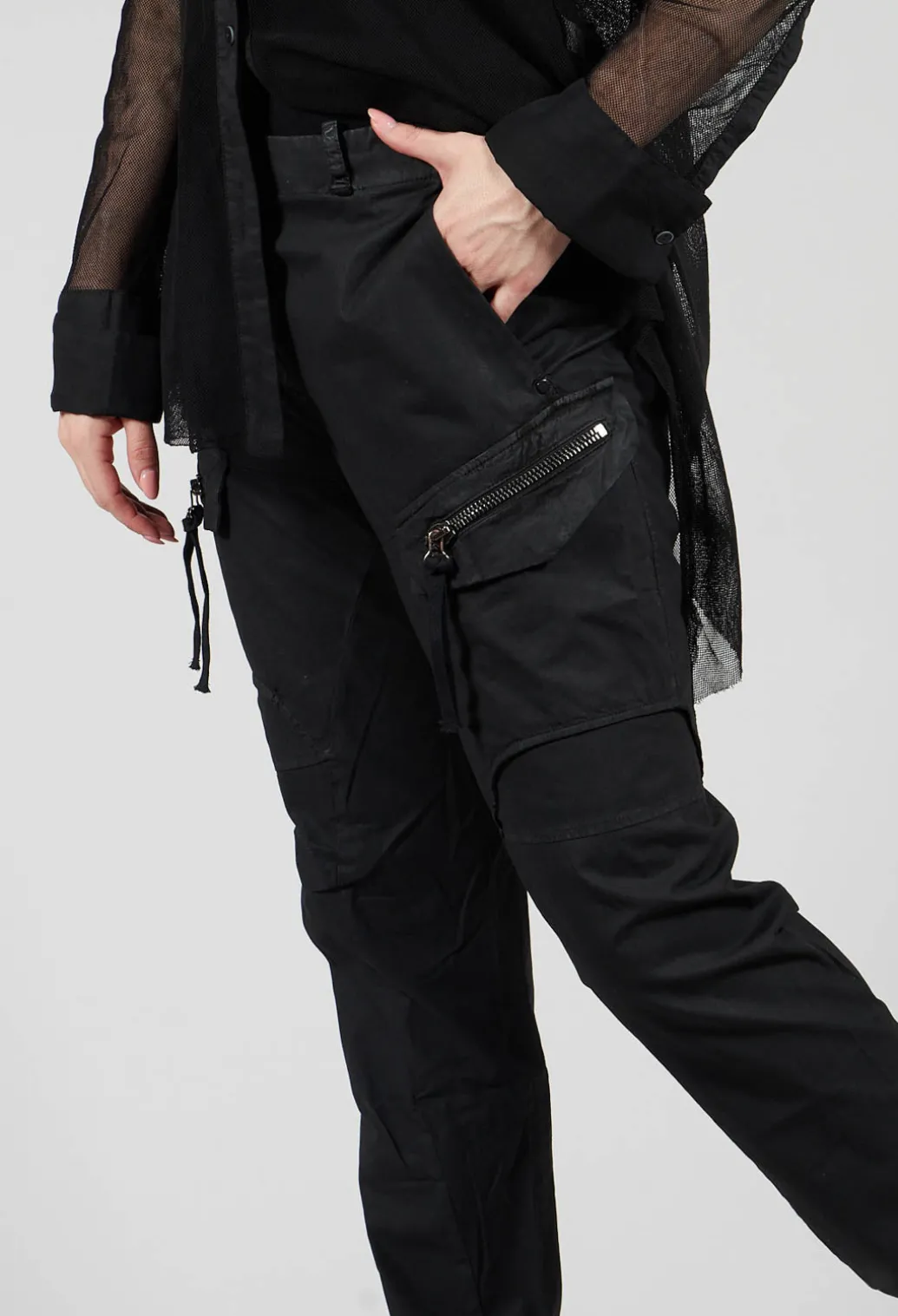 Utility Trousers in Black