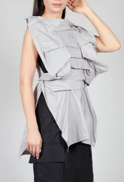 UTUS Top in Light Grey