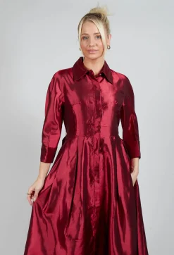 Valina Dress in Rouge