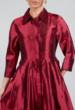 Valina Dress in Rouge