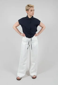 Vallsaff Trousers in White