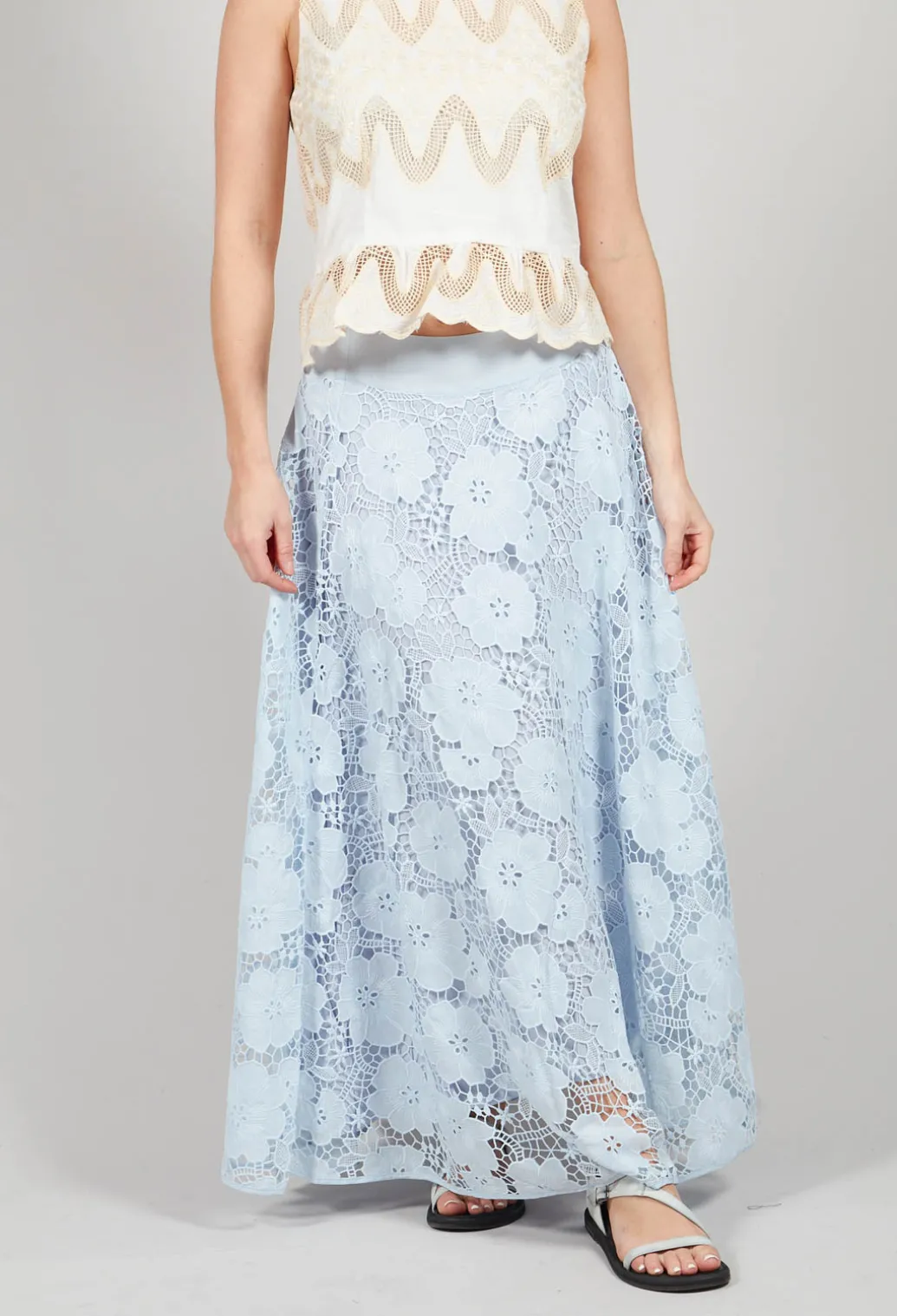 Vanessa Skirt in Bleu and Petr