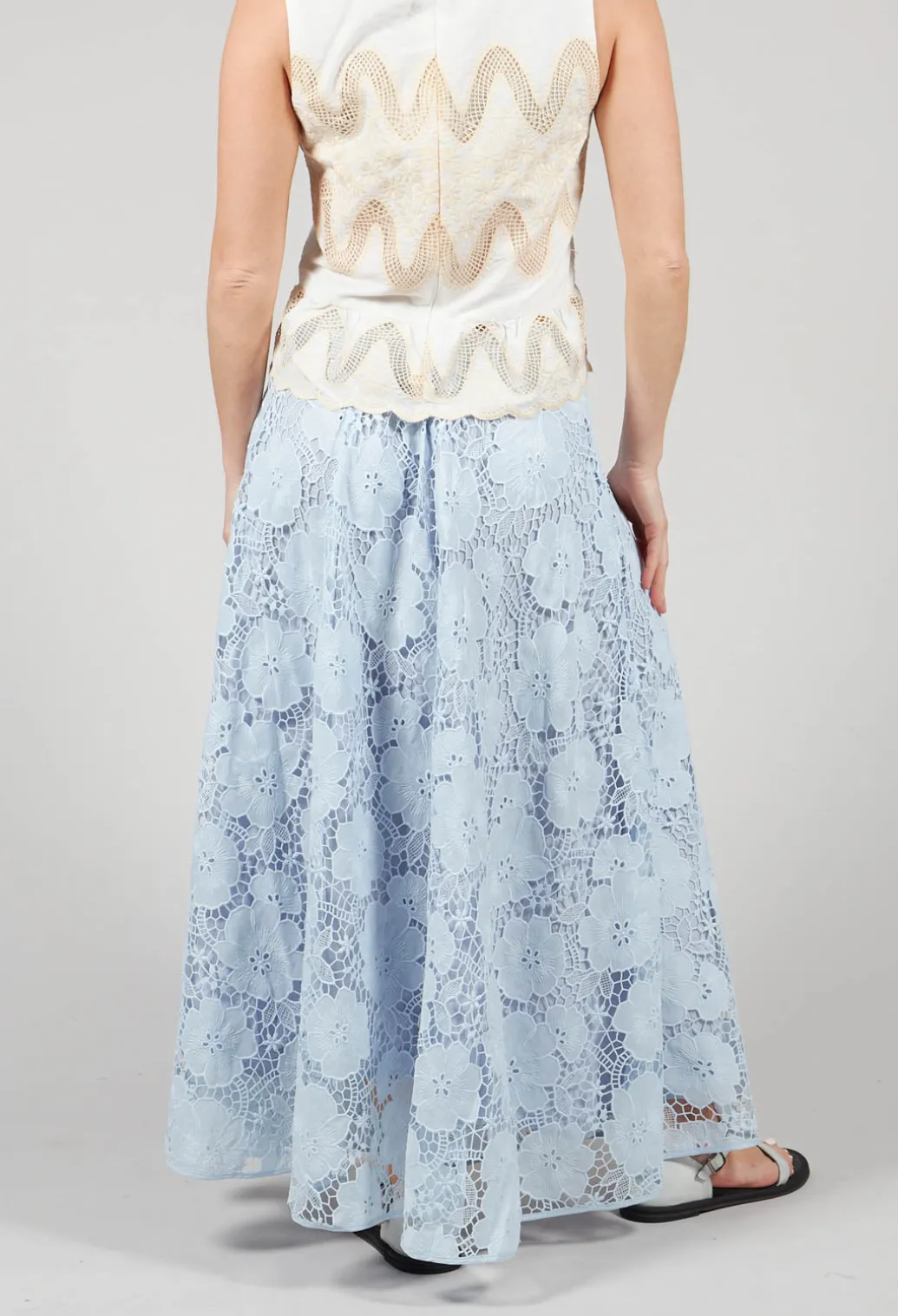 Vanessa Skirt in Bleu and Petr