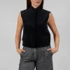Velvet Gillet in Black