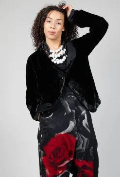 Velvet Jacket in Black