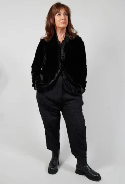 Velvet Jacket in Black