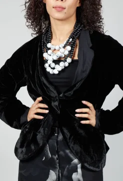 Velvet Jacket in Black