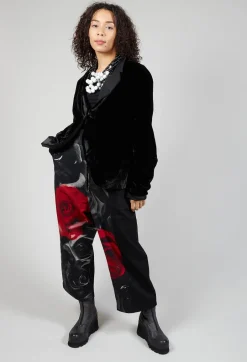 Velvet Jacket in Black