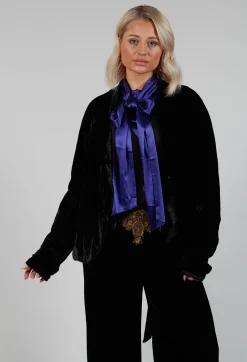 Velvet Jacket in Black