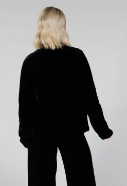 Velvet Jacket in Black