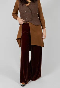 Velvet Trousers in Copper