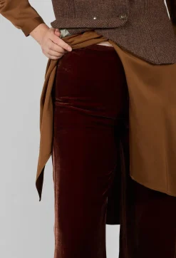 Velvet Trousers in Copper