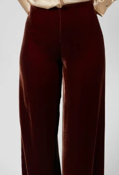 Velvet Trousers in Copper