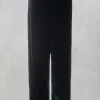 Velvet Wide Leg Trousers in Emerald